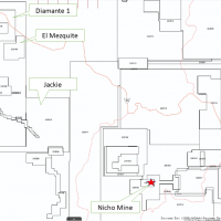 Diamante and Jackie plus Mezquite concession map 2 regional
