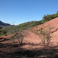 Diamante 2. Red color anomaly close to El Cumbro area.v